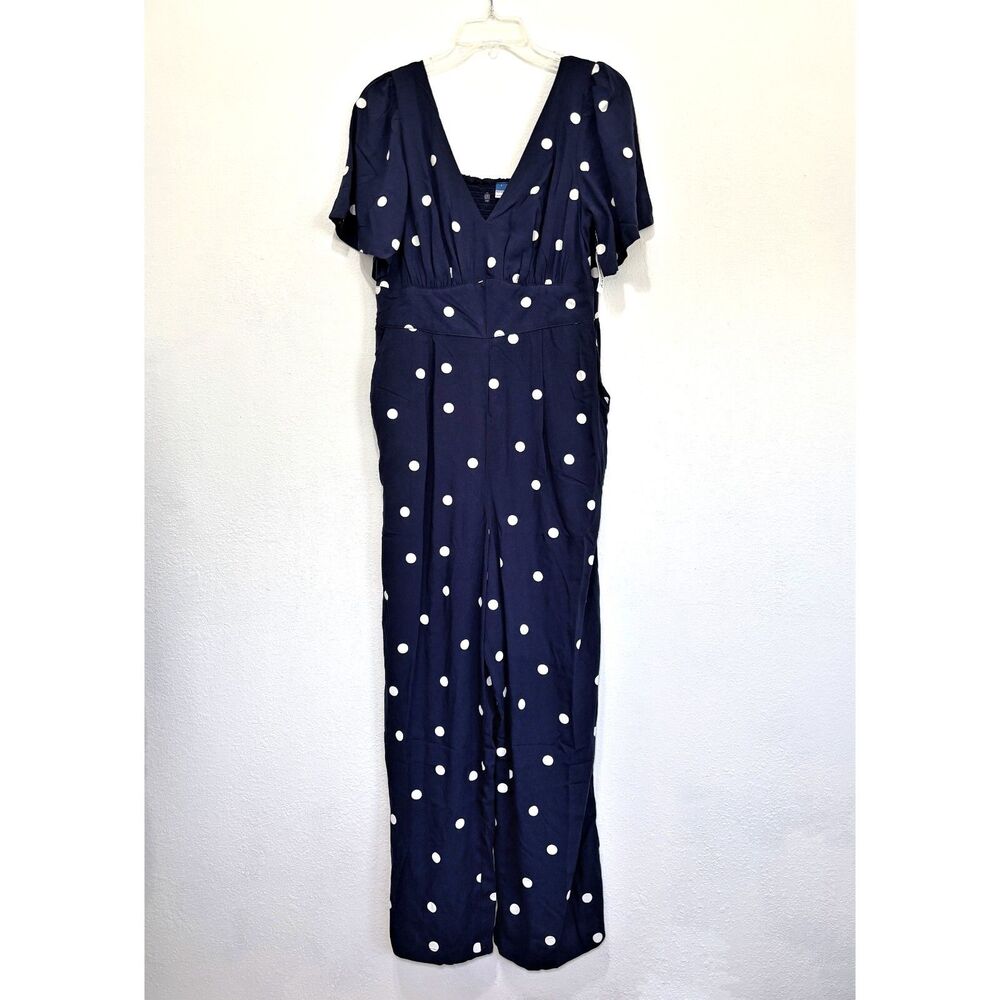 Old Navy Womens Calla Lily Cottage Jumpsuit Large Coquette Dainty Indie Coastal